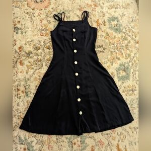 Navy Blue Midi dress